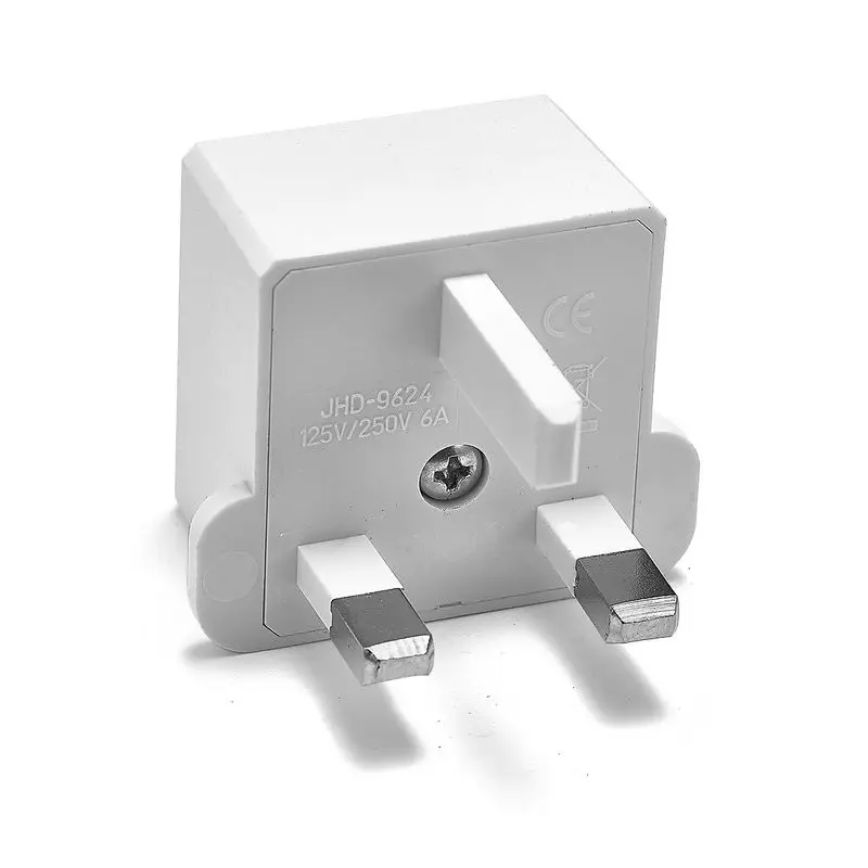 Переходник с вилкой Стандарта Великобритании 3 контакта для США Европы Австралии