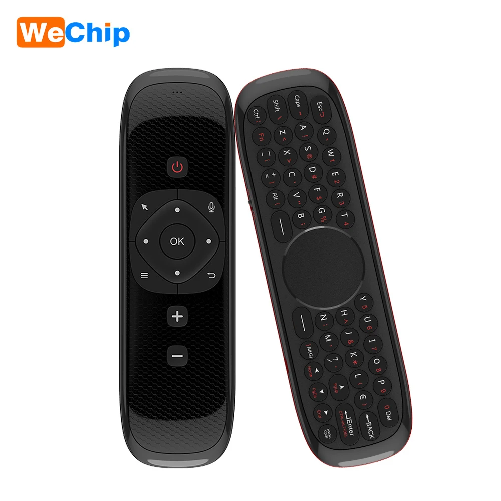 Беспроводная клавиатура Wechip W2 2 4G Air Mouse с сенсорной панелью инфракрасный пульт