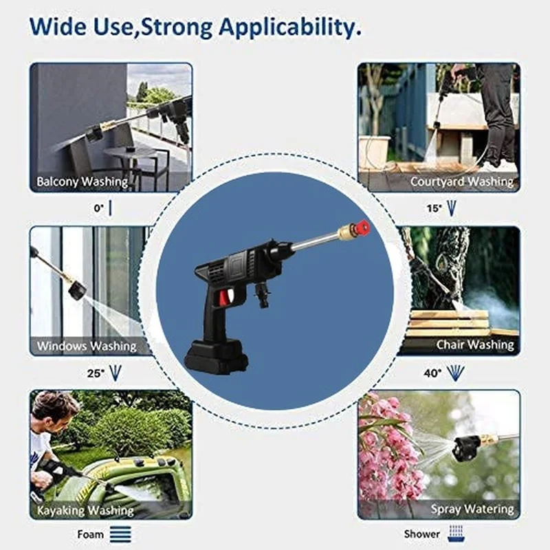 Водяной пистолет беспроводной очиститель для мойки воды высокого давления