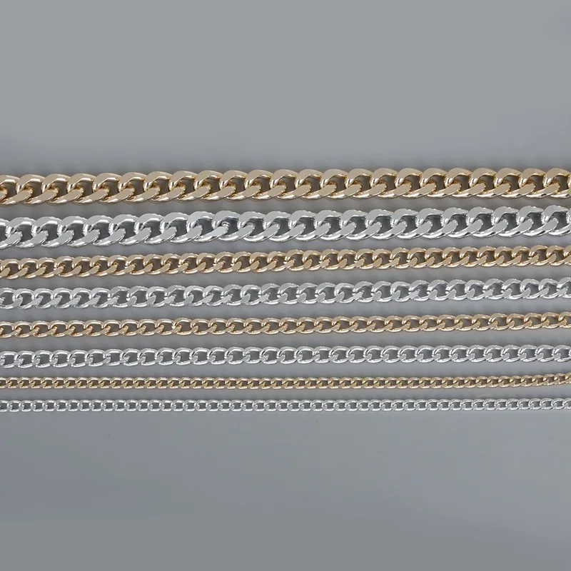 

5M Iron O Shape Link Chain Basis Necklace Components for Jewelry Making Accessories Creation Findings for Diy Supply Wholesale