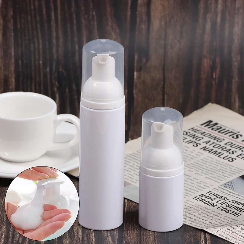 

30/80ML White Foaming Bottle Liquid Mousse Points Bottling Shampoo Pump Bottles