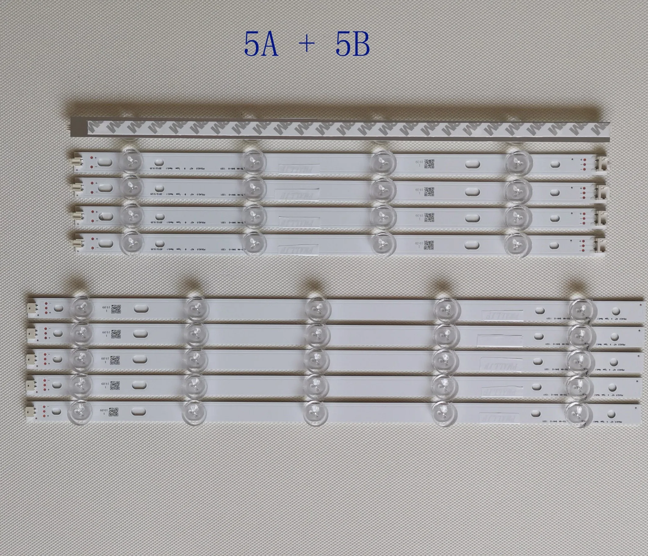 

5A+5B Kit New LED Backlight Bar For LG Innotek Pola2.0 42"A_B Type 42LN543V