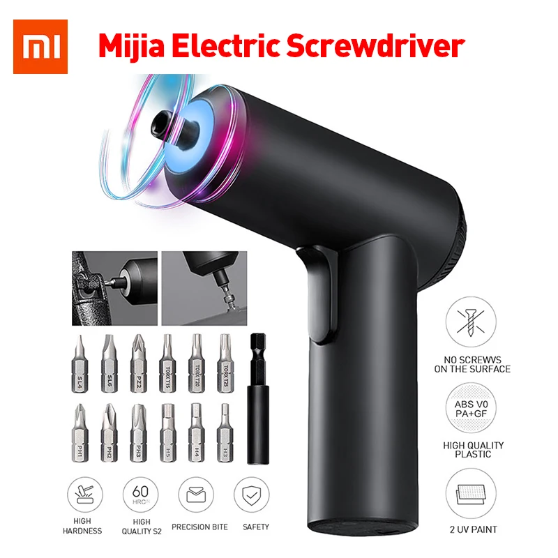 Электрическая отвертка Xiaomi Mijia беспроводная аккумуляторная 3 6 В 2000 мАч