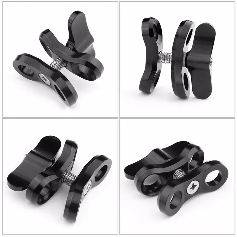 Аксессуары для камеры дайвинга с шаровым зажимом-бабочкой и зажимом из алюминия