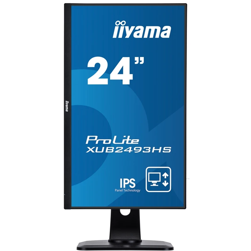 Монитор Iiyama 23.8&quot ProLite XUB2493HS B1 черный IPS LED 4ms 16:9 HDMI DisplayPort M/M Mat HAS Pivot|Мониторы| |