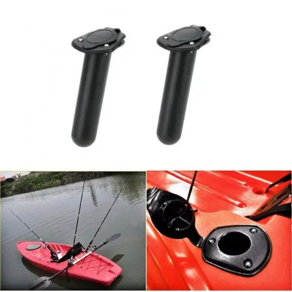 

2 шт. пластиковая приманка держатель удочки прокладка каяк каноэ лодки боковые снасти с винтом рыболовные инструменты