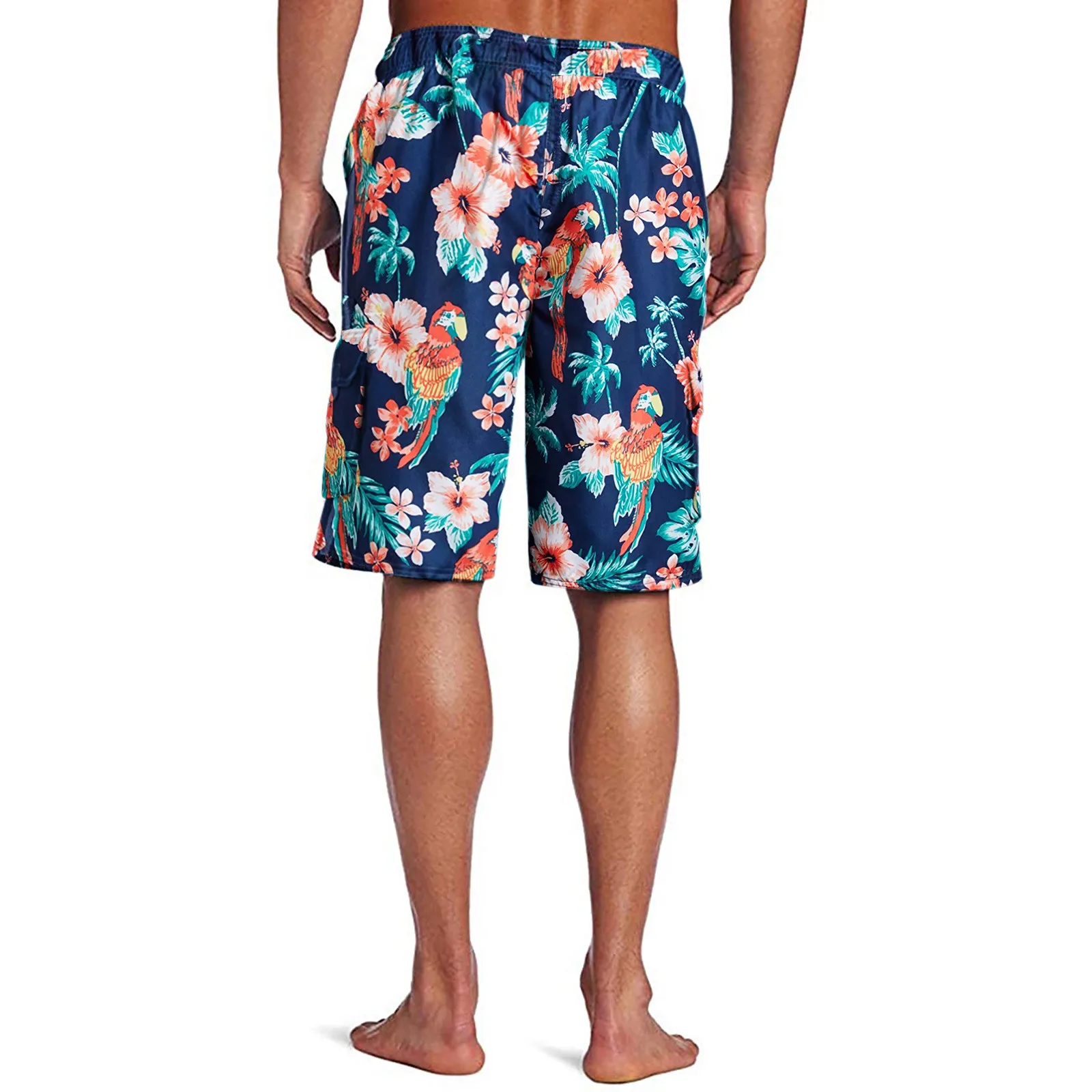 

Men's Swimming Trunks Casual Leisure Swimsuit Shorts Pants Beach Shorts Pants Echelon Swim Trunks (Regular & Extended Sizes)