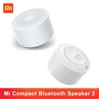 Xiaomi Mi компактная Bluetooth-Колонка 2 портативная версия Беспроводная смарт-Голосовое управление Громкая связь басовый динамик som оригинал