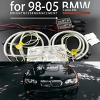 Для BMW E46 Sedan Touring 1998-2005 318i 320i 323i 325i 328i 330i 320d 330d сверхъяркий CCFL Angel Eyes Halo Кольцо Комплект дневного света