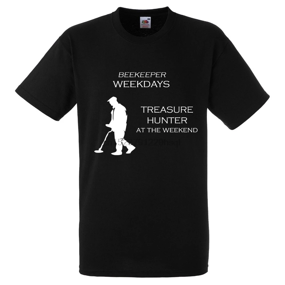 Футболка с изображением пчеловодника будние дни кладоискателя в выходные летние