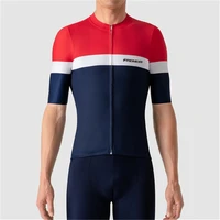 2020 frenesi classic top striped lycra sleeve summer bike knitting jersey sets maillot ciclismo bicycle cycling clothes kit
