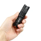 Водонепроницаемый супер мощный светодиодный фонарик Q5 2000 лм, фонарик с 3 режимами, фонасветильник с фокусировкой для самообороны, без тазатора, мини-фсветильник Рик-ручка