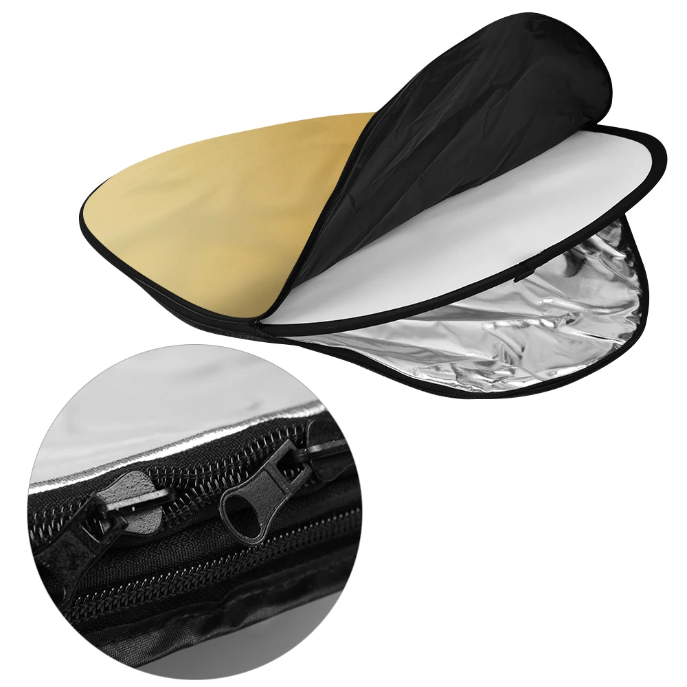 24*35 дюймовый отражатель света для фотосъемки 7 в 1 (прозрачный серебряный золотой