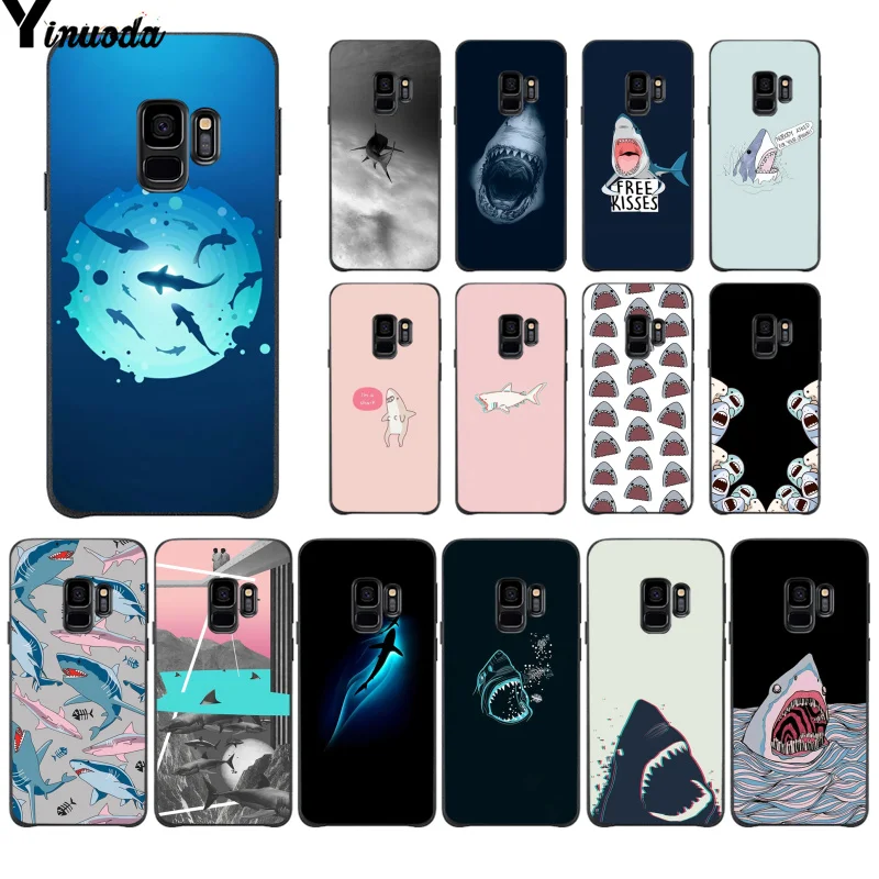 Yinuoda животное хоккейная Акула Новинка Fundas чехол для телефона Samsung S9 plus S10 S6 S6edge S10plus