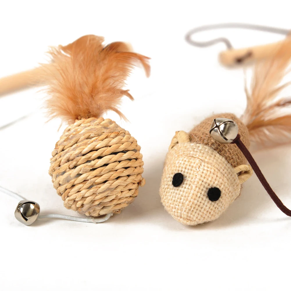 Новинка забавный кот прорезыватель длина питомца Интерактивная игрушка палочка