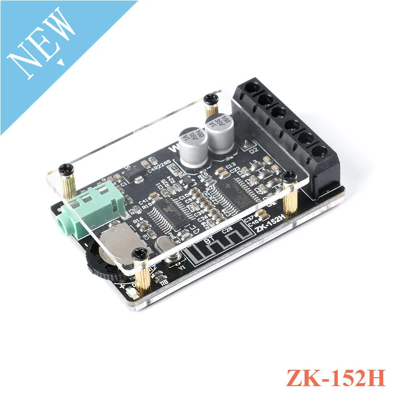 ZK-152H TPA3110D2 Модуль платы усилителя 15 Вт + 2 0 каналов Bluetooth-совместимый цифровой Power