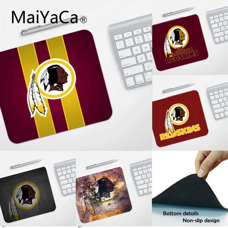 MaiYaCa игровой коврик для мыши Вашингтон Редскинз по индивидуальному заказу Ноутбук игровой резиновый коврик для мыши PC компьютер игровой коврик для мыши