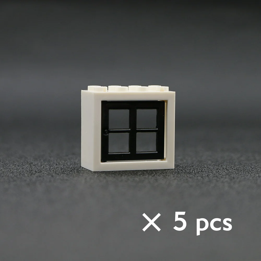 Строительные блоки для города 2x4 оконные военный MOC дом рама садовые аксессуары