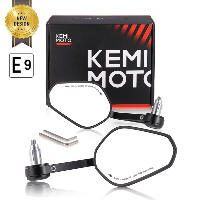 E mark мотоцикл 7/8 &quot22 мм зеркало заднего вида Ручка Бар Конец Зеркало для Yamaha R3 MT07