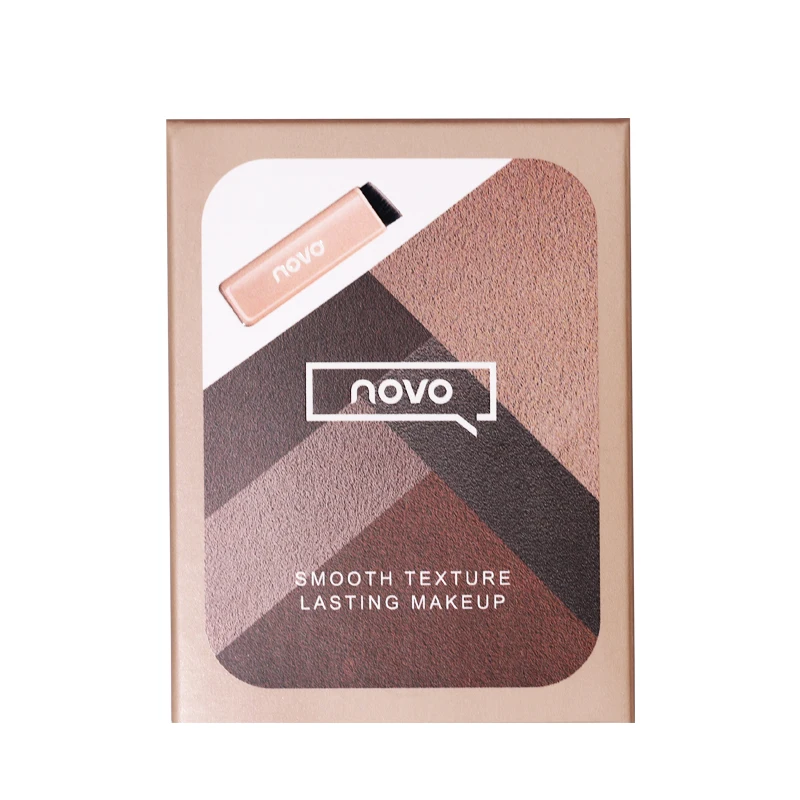 Three-dimensional Three-color Eyebrow Natural Waterproof Powder Shadow Palette With Soft Brush &amp Mirror Eye Makeup TSLM1 | Красота и