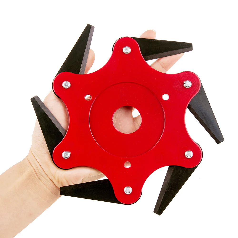 Универсальная Головка триммера с 6 лезвиями для газонокосилки триммер травы