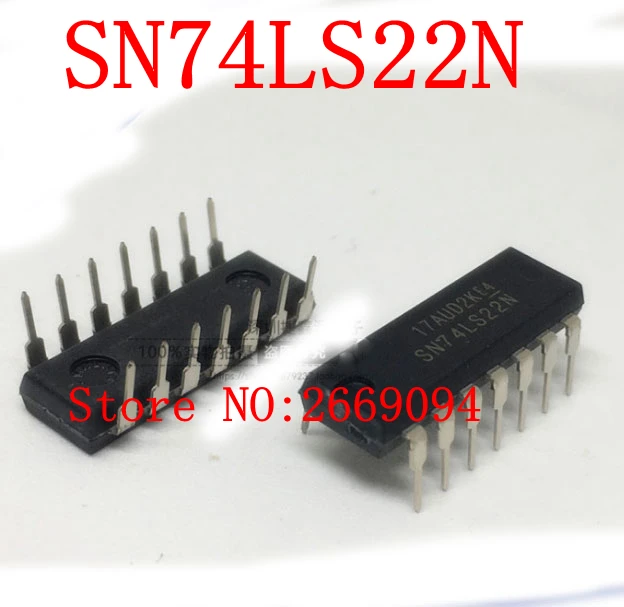 

5 шт./10 шт./50 шт. Бесплатная доставка SN74LS22N 74LS22N HD74LS22P 74LS22P 74LS22 74LS22 SN74LS22N DIP-14 Новинка