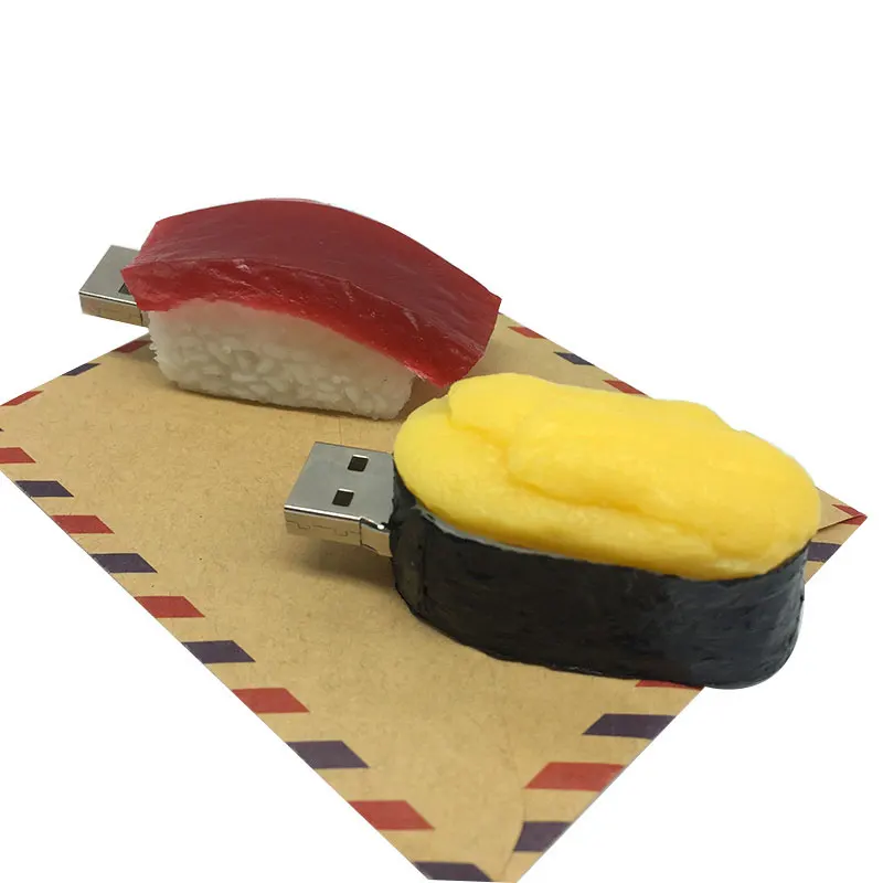 usb флеш-накопитель 128 ГБ memoria usb 2,0 лосось суши еда usb флешка 4 ГБ 8 ГБ 16 ГБ Флешка 32 Гб Флешка 64 Гб подарок