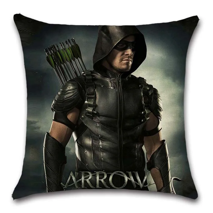 Arrow 7 season TV poster Oliver Queen Cushion Cover Decoration Home sofa chair seat kids bedroom gift friend present pillowcase | Дом и сад