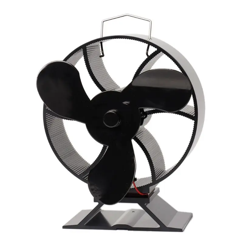 

3 Blade Heat Powered Stove Fan for Wood Fireplace Log Burner Quiet Eco Friendly