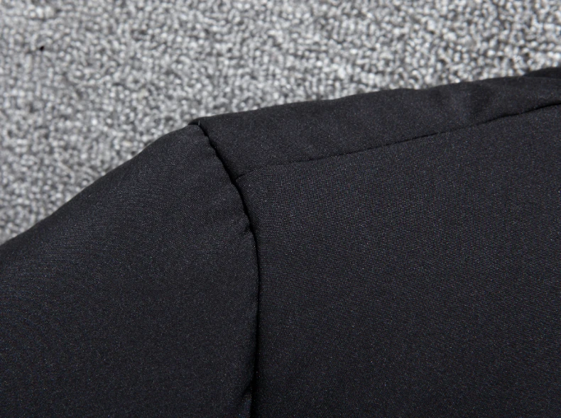 Мужская длинная русская зимняя водонепроницаемая куртка на утином пуху черная