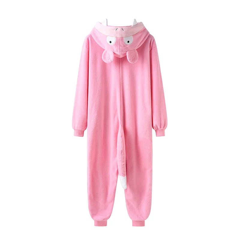 Kigurumis Adult Onesie Pajamas Women Anime Hippo Jumpsuit Unisex Sleepwear Funny Homewear Winter Warm Festival Party Pyjama
