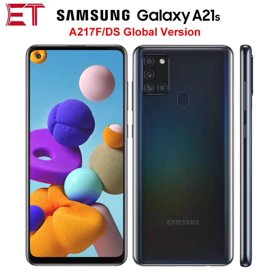 Samsung Galaxy A21s A217F/DS глобальная версия 4G мобильный телефон 4 Гб 64 Восьмиядерный 6 5