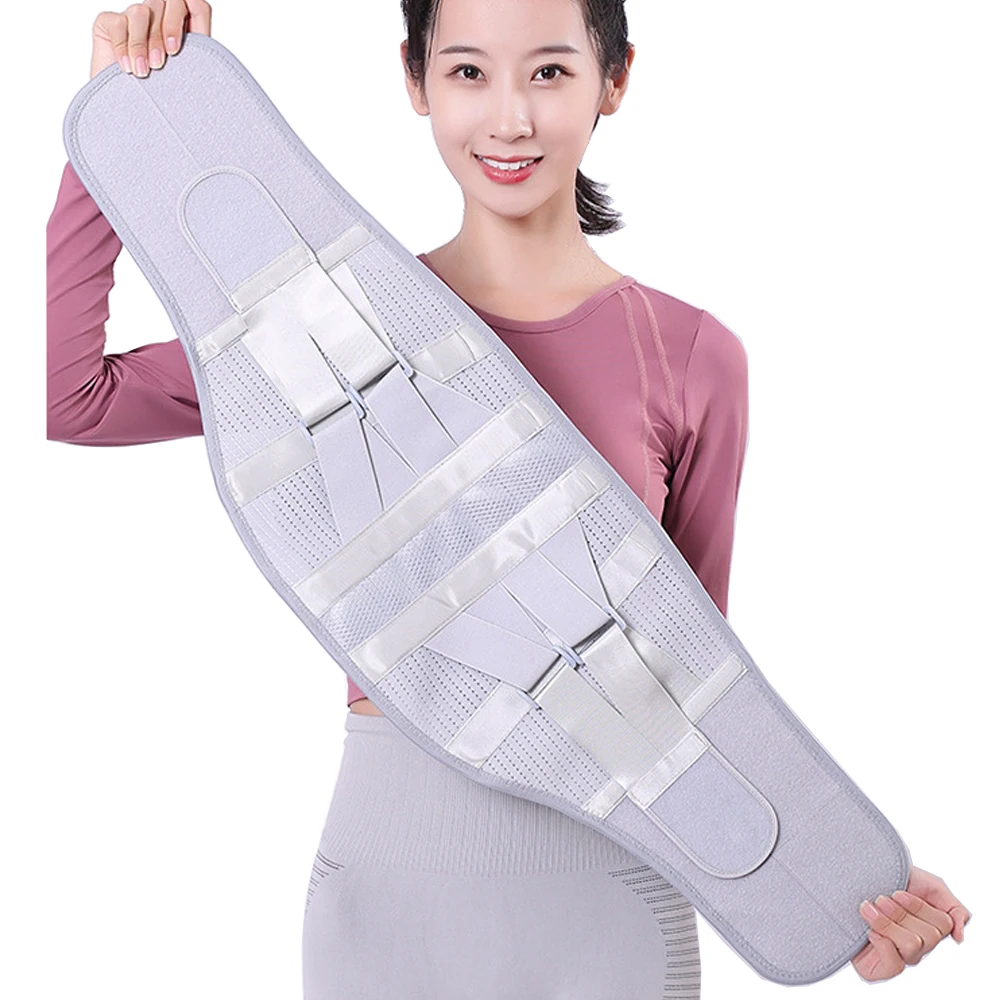 

Tourmaline Self-heating Magnetic 3 Pad Lumbar Corset for Waist Lower Back Brace Spine Orthopedic Support Belt Men Women