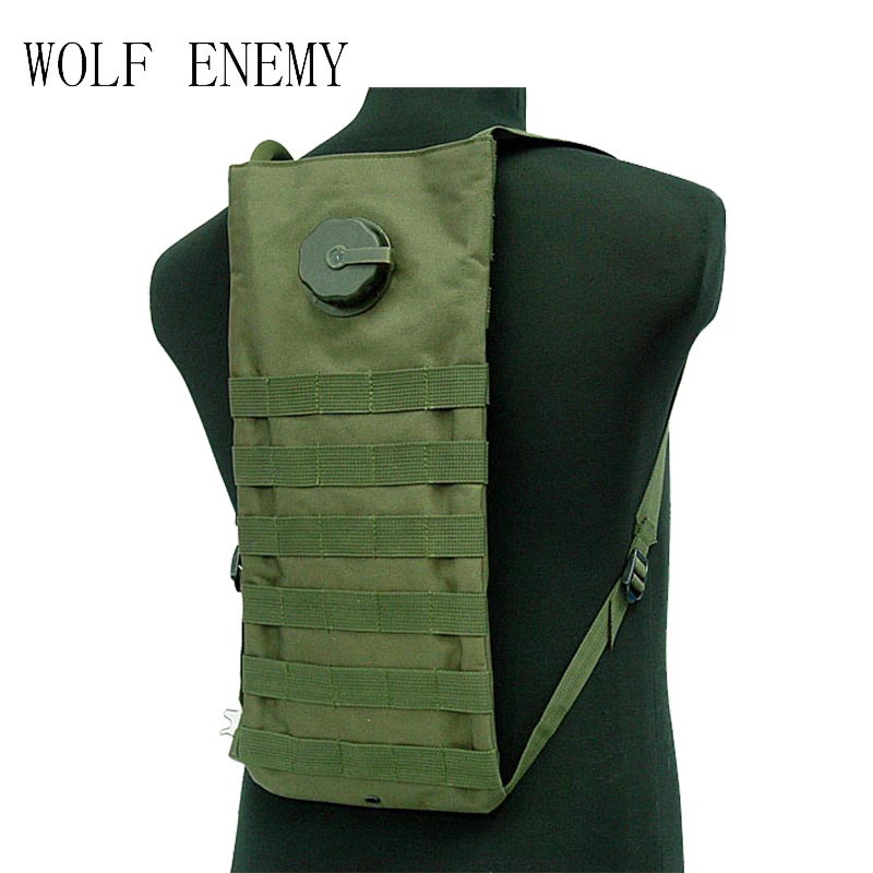 Военный Тактический походный Рюкзак MOLLE гидратация рюкзак 2.5L тактическая сумка