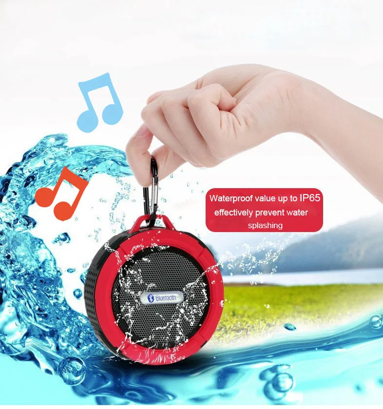 Взрывные Модели Водонепроницаемый на присоске Bluetooth динамик карты небольшой