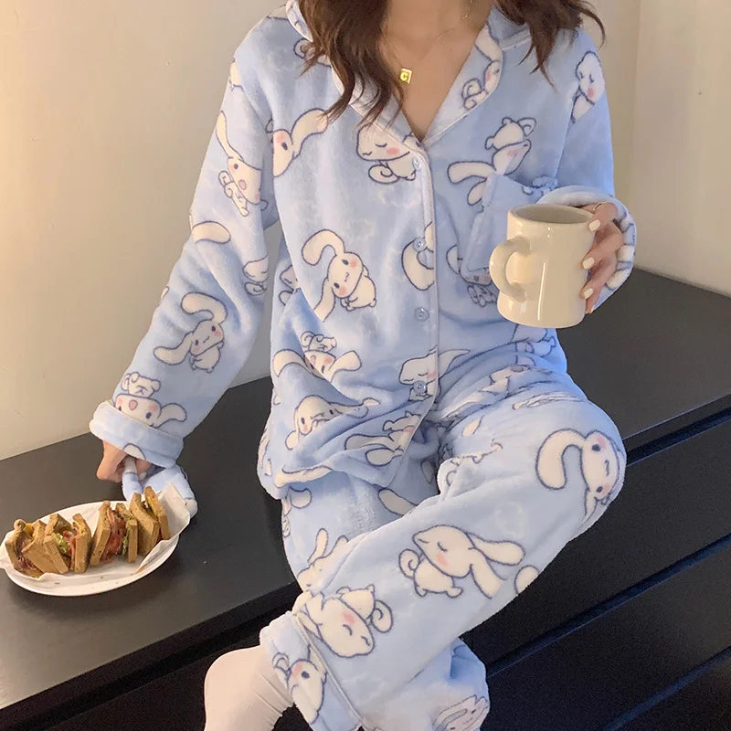 Пижама Kawaii из мультфильма японская моя мелодия коричная женская зимняя