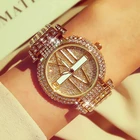 2020 Luxury Diamond Women Gold Watch Fashion Stainless Steel Bracelet Wrist Watches Date Clock relogio feminino Quartz Watch