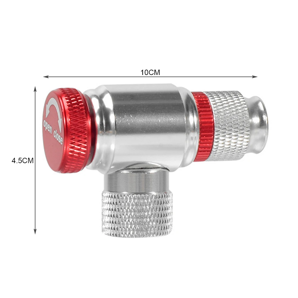 

Portable Thickened Bicycle Fast Inflator Inflatable Head Adapter Gas Nozzle