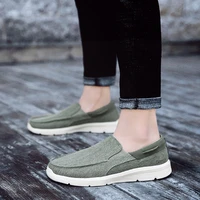 summer new platform mens loafers shoes size 39 47 breathable canvas shoes casual men footwear slip on boat shoes men espadrilles