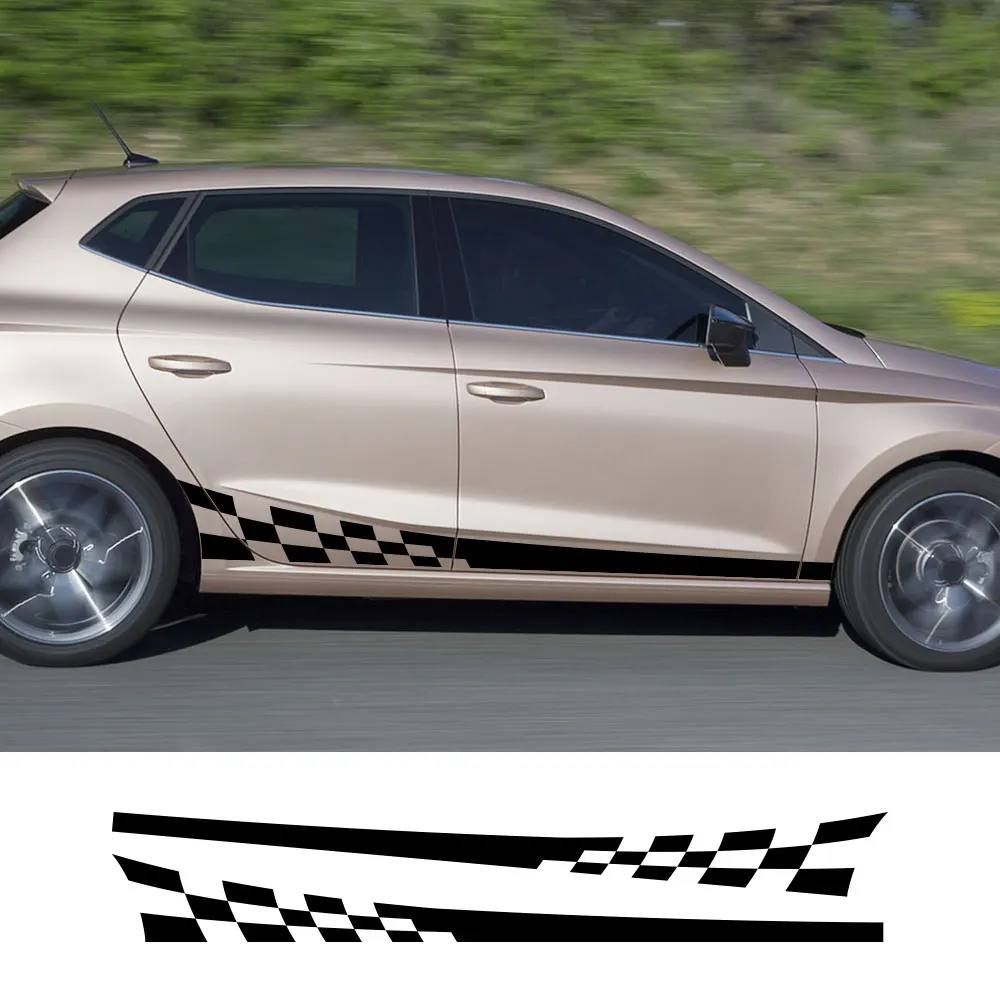 

Наклейки в полоску на дверь автомобиля для Seat Leon Ateca Ibiza Arosa