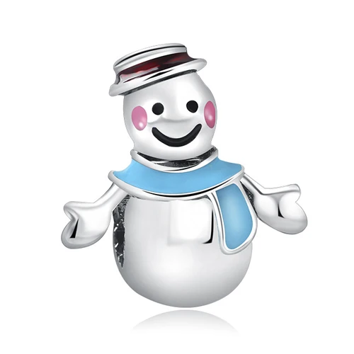 Maxi DIY Crystal Crutch Snowman Sock Santa Claus Charms Beads Fit Original Brand Bracelets & Bangles for Women Christmas Gifts |