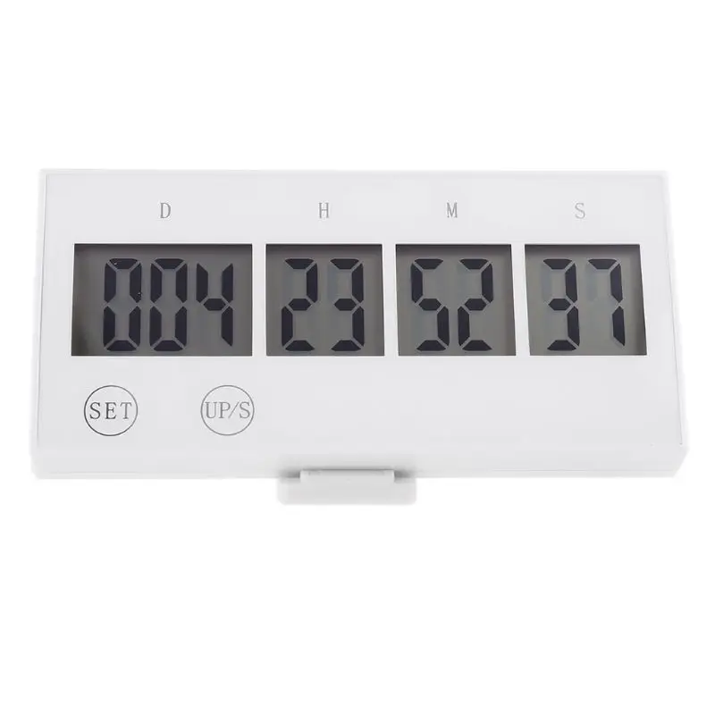 

999 Days Countdown Clock LCD Digital Screen Kitchen Timer Event Reminder For Wedding Retirement Lab Cooking Kitchen