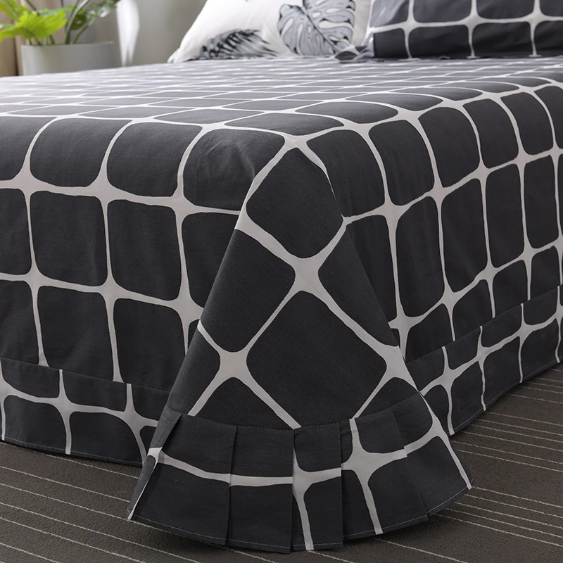 Новинка 2019 хлопковое двойное покрывало с узором 2/3 шт роскошное постельное белье.