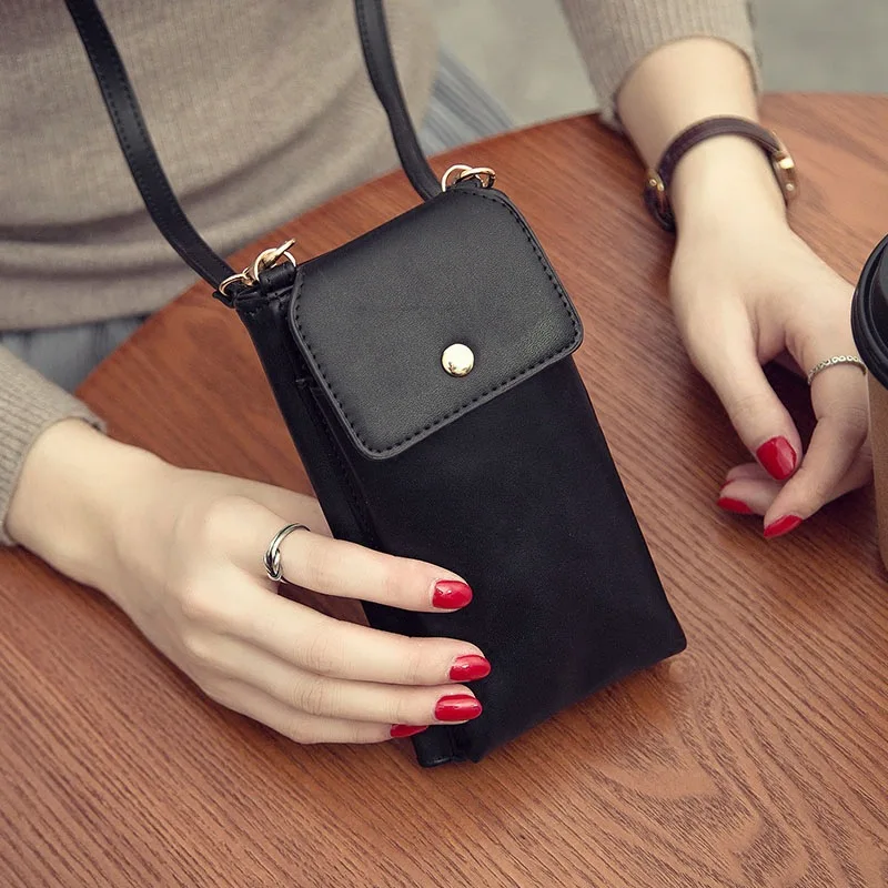 2020 сумка через плечо для сотового телефона многофункциональная женская из