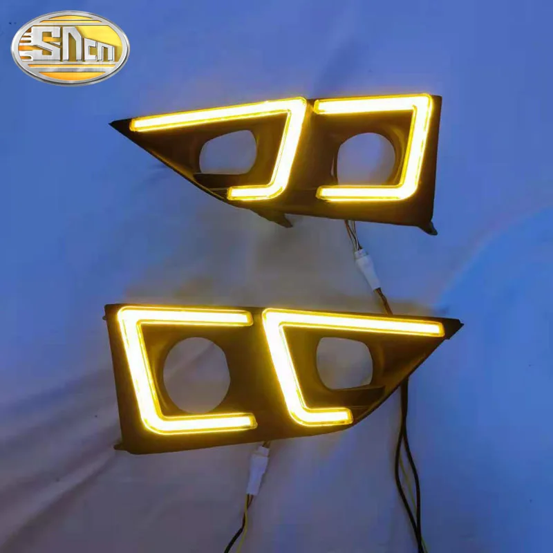 

For ISUZU D-max XTR 2020 2021 Dynamic Turn Yellow Signal Relay Waterproof 12V Car Lamp DRL LED Daytime Running Light Fog Lamp