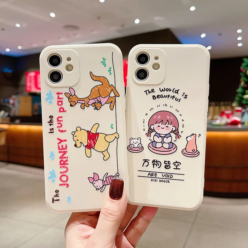 

Case for IPhone13pro Max phone shell iPhone 6 7 8 Plus soft shell 12 11 XS XR personality everything is empty protective cover