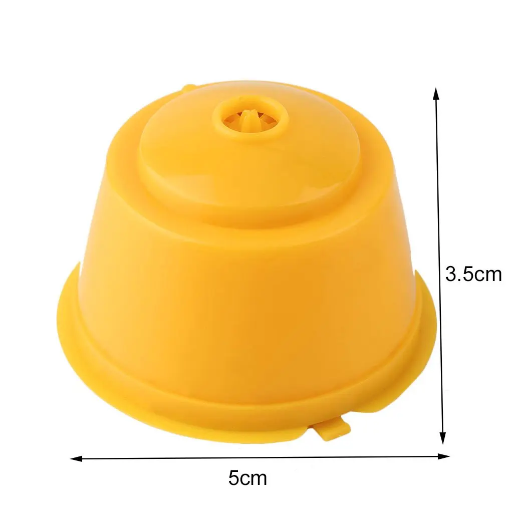 

1 PC Reusable Coffee Capsule Plastic Refillable Compatible Coffee Filter Baskets for Dolce Gusto Brewers Refill Cup Filter