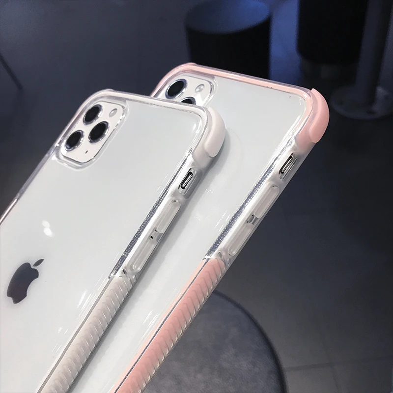 Прозрачный чехол с полным корпусом для iPhone 11 Pro Max X XS XR 7 8 6s 6 Plus двухслойная