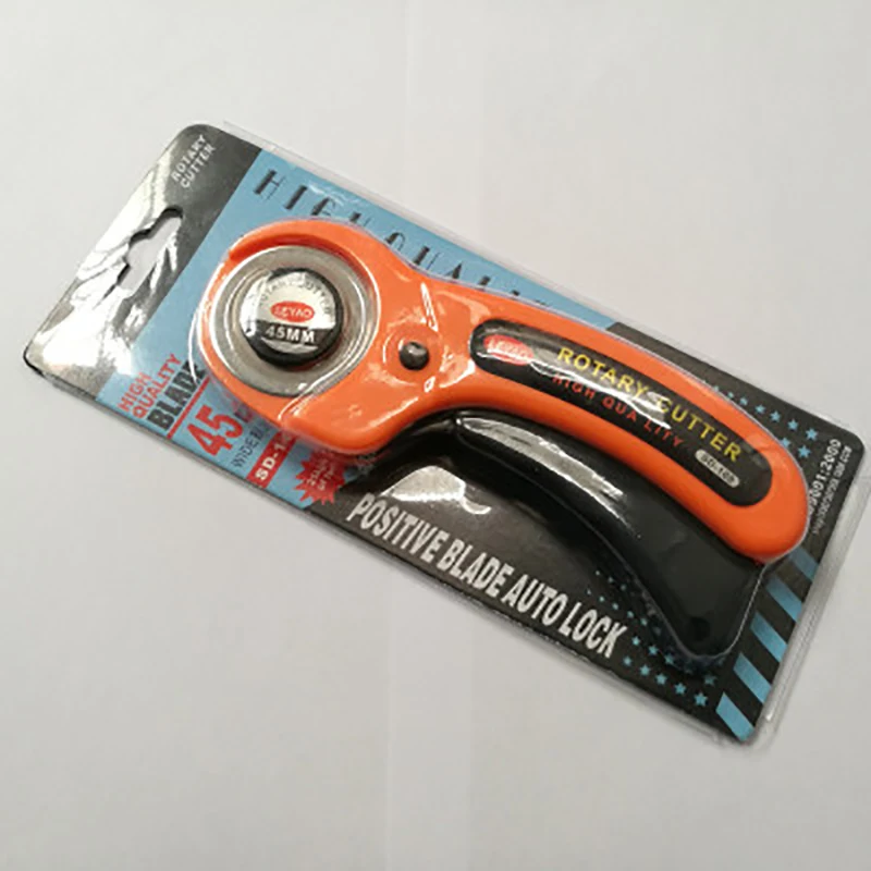 Leather craft 45mm Rotary Cutter Cutting Tool Craft Fabric Circular Blade Knife DIY Patchwork Sewing Quilting | Дом и сад