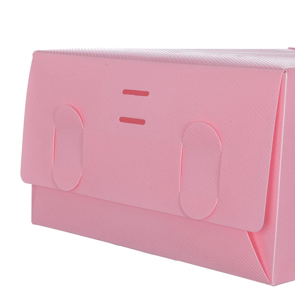 1 шт. Складная прозрачная коробка для хранения обуви Пластик стеллаж